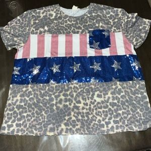 Grace & Emma USA Anthem Blouse